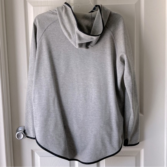 Nike Hooded High Low Sweater Size M Heather Gray - Picture 3 of 16